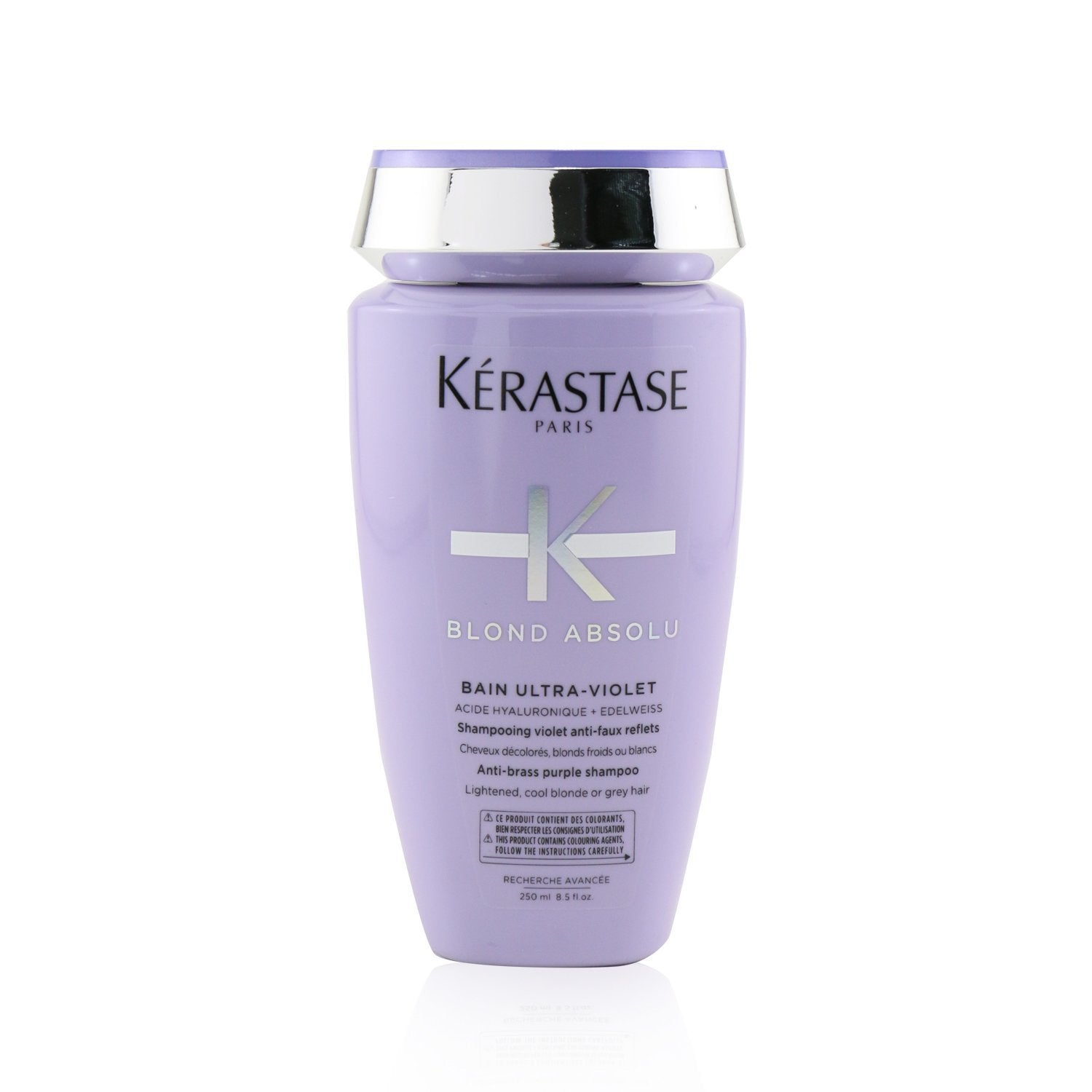 Kerastase Blond Absolu Bain Ultra-Violet Anti-Brass Purple Shampoo (Lightened, Cool Blonde or Grey Hair)  250ml/8.5oz