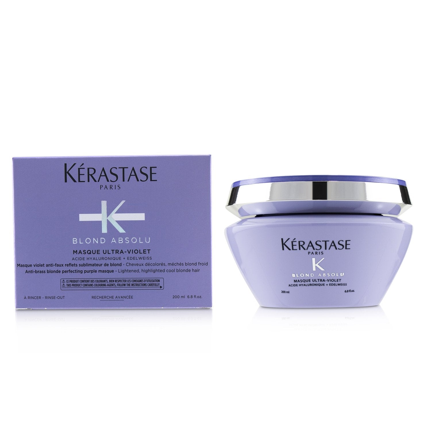 Kerastase Blond Absolu Masque Ultra-Violet Anti-Brass Blonde Perfecting Purple Masque (Lightened Cool Blonde Hair)  200ml/6.8oz