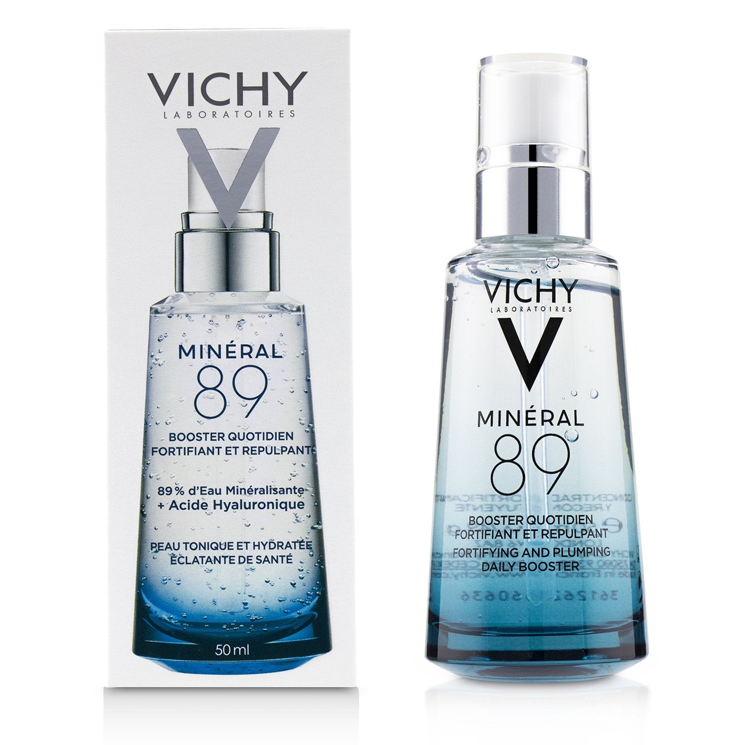 Vichy Mineral 89 Fortifying & Plumping Daily Booster (89% Mineralizing Water + Hyaluronic Acid)  50ml/1.7oz