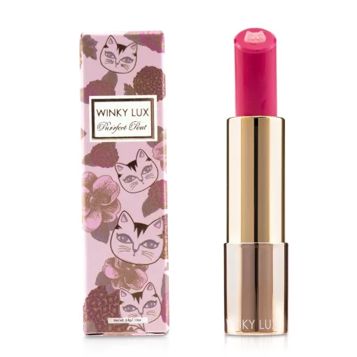 Winky Lux Purrfect Pout Sheer Lipstick - # Fur-Ever (Sheer Raspberry) (Unboxed)  3.6g/0.12oz