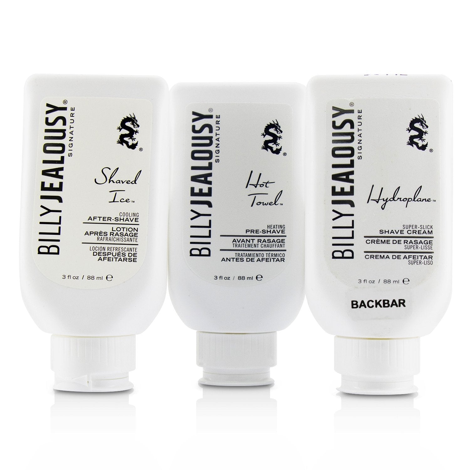 Billy Jealousy Signature Shave3Some Kit : 1x Pre-Shave 88ml + 1x Shave Cream 88ml + After-Shave 88ml  3pcs