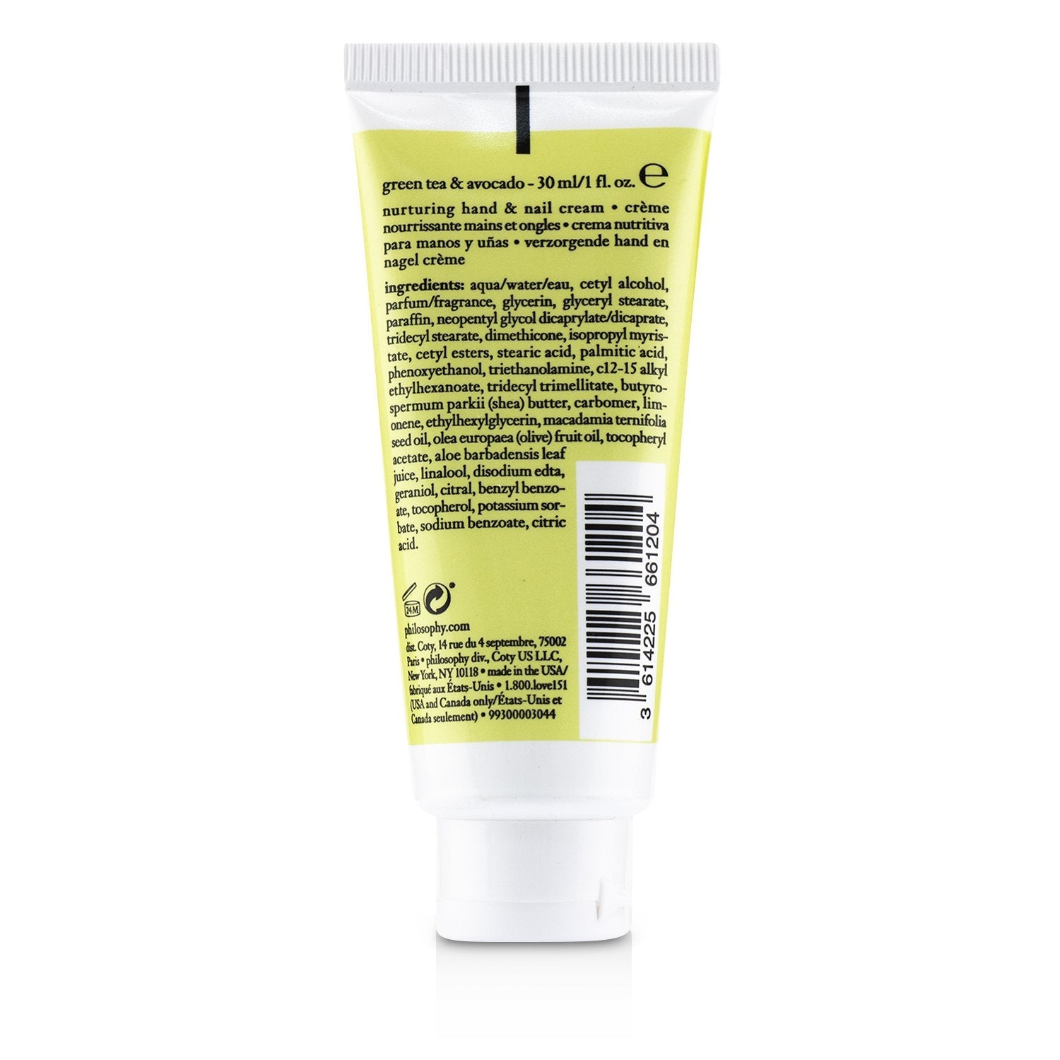 Philosophy Hands of Hope Nurturing Hand & Nail Cream - Green Tea & Avocado  30ml/1oz