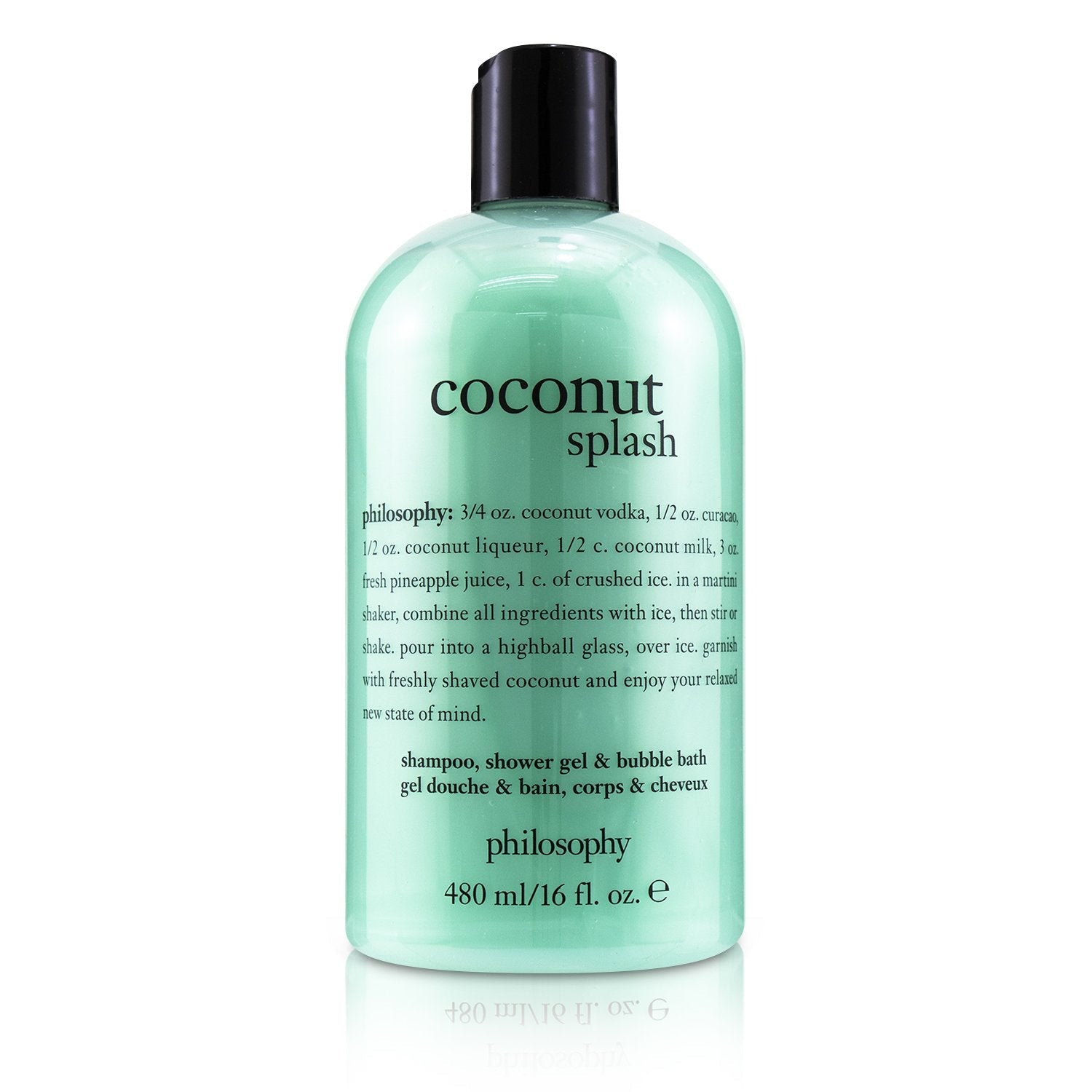 Philosophy Coconut Splash Shampoo, Shower Gel & Bubble Bath  480ml/16oz