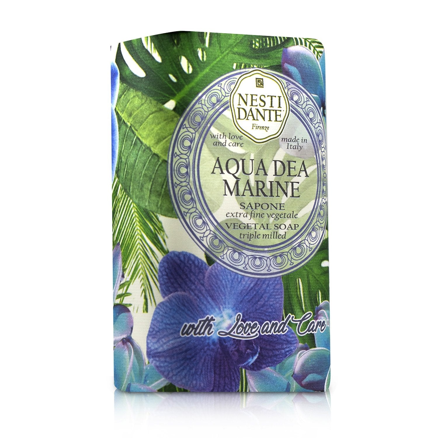 Nesti Dante Triple Milled Vegetal Soap With Love & Care - Aqua Dea Marine  250g/8.8oz