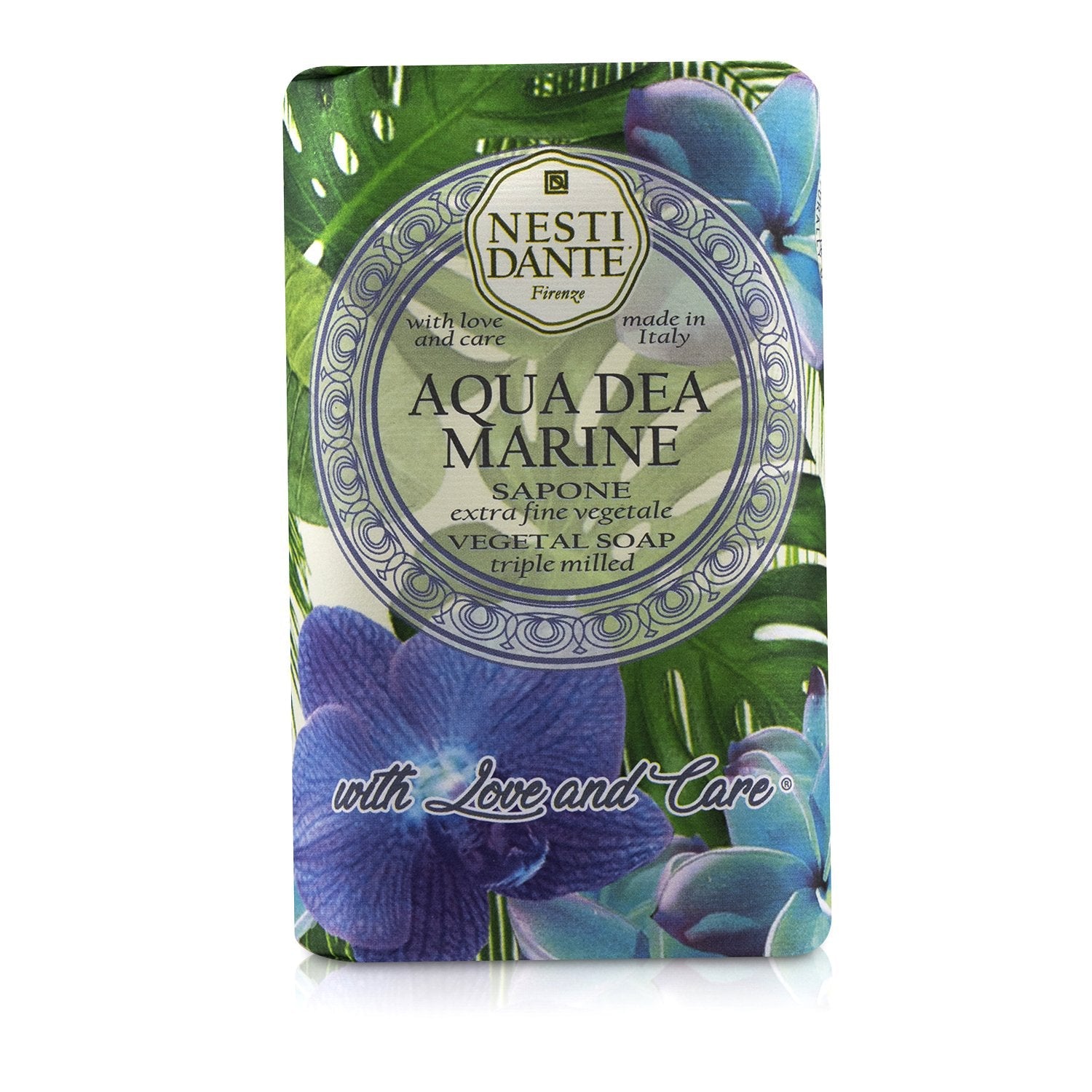 Nesti Dante Triple Milled Vegetal Soap With Love & Care - Aqua Dea Marine  250g/8.8oz