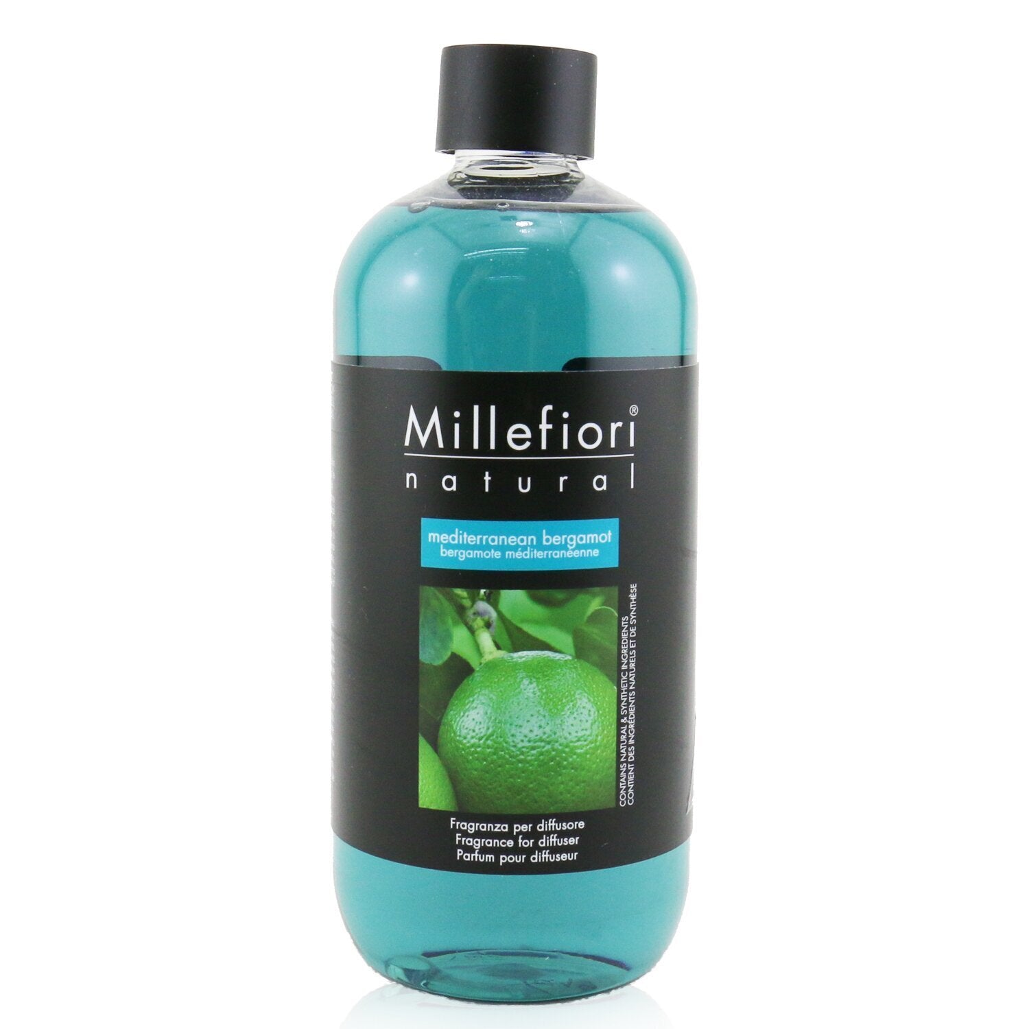 Millefiori Natural Fragrance Diffuser Refill - Mediterranean Bergamot  500ml/16.9oz