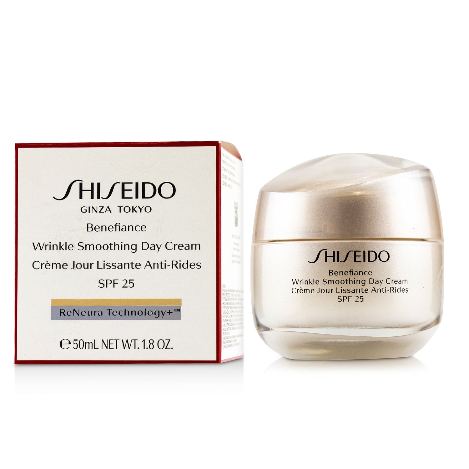 Shiseido Benefiance Wrinkle Smoothing Day Cream SPF 25  50ml/1.8oz