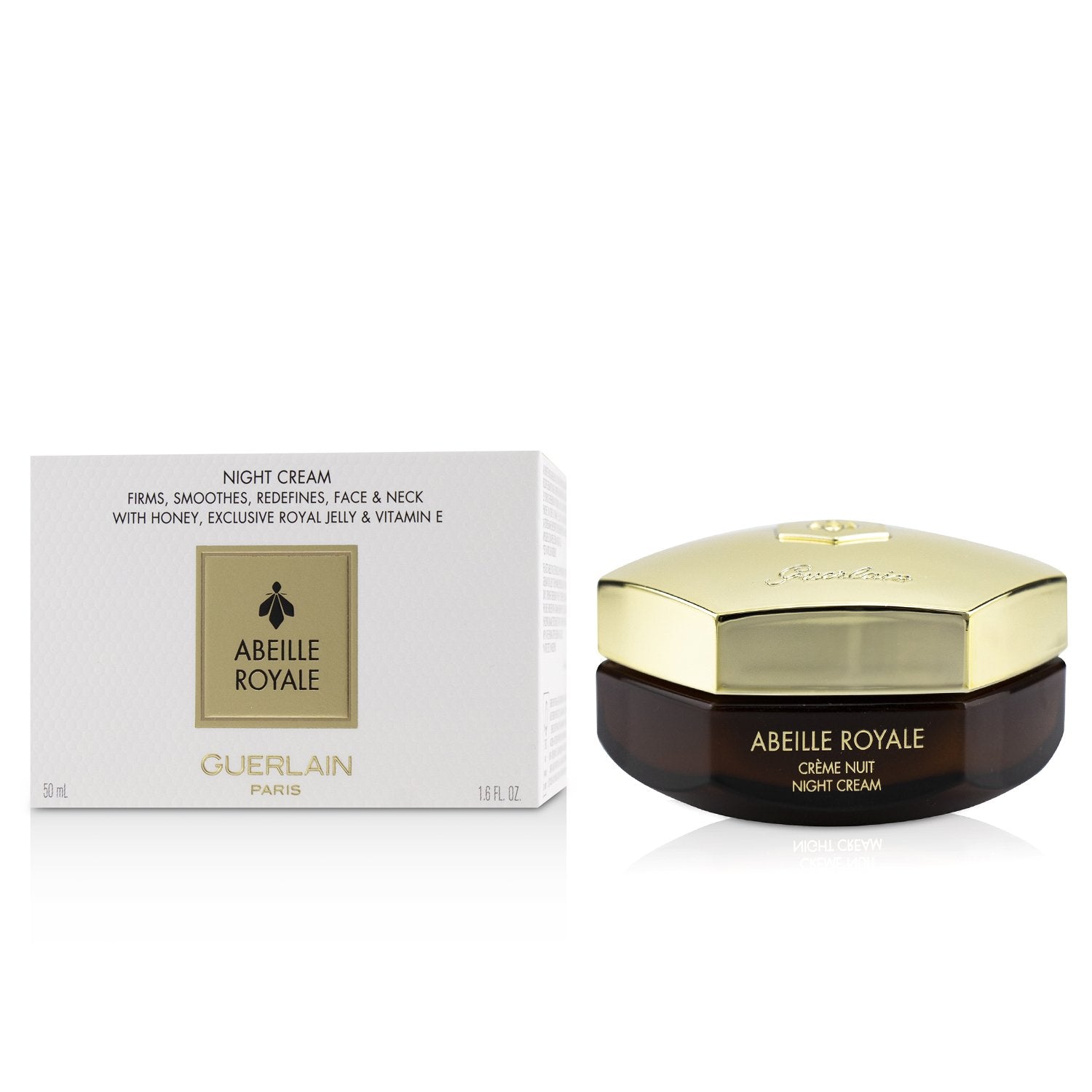 Guerlain Abeille Royale Night Cream - Firms, Smoothes, Redefines, Face & Neck  50ml/1.6oz