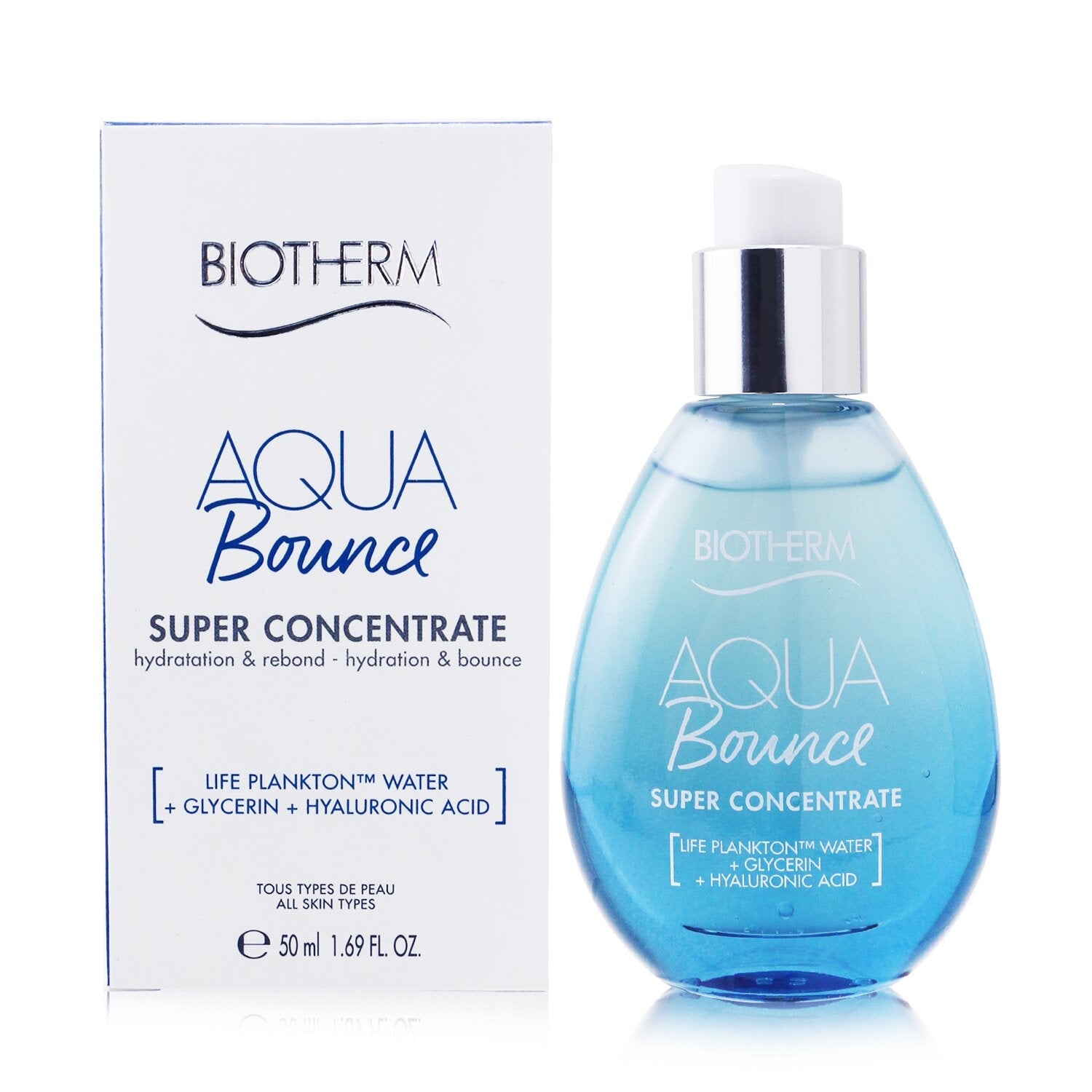 Biotherm Aqua Super Concentrate (Bounce) - For All Skin Types  50ml/1.69oz