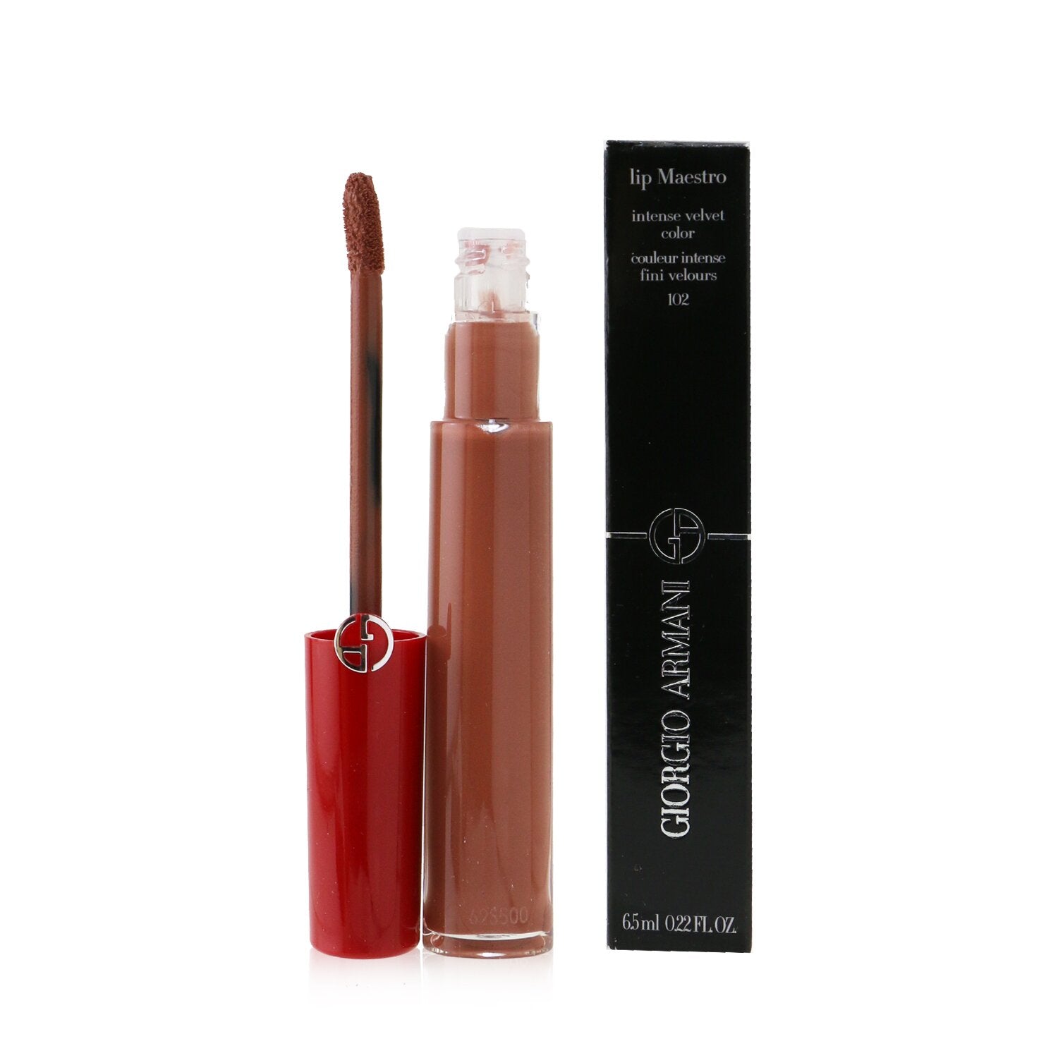 Giorgio Armani Lip Maestro Intense Velvet Color (Liquid Lipstick) - # 102 (Sandstone)  6.5ml/0.22oz