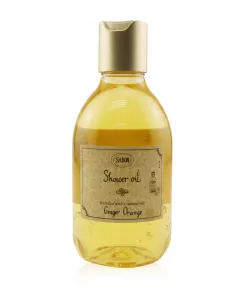 Sabon Shower Oil - Ginger Orange (Plastic Bottle)  300ml/10.5oz