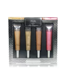 PUR (PurMinerals) 4 In 1 Lip Toppers Glitter Lip Enhancer Kit (4x Lip Topper)  40ml/1.32oz