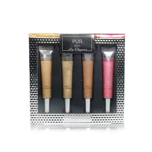 PUR (PurMinerals) 4 In 1 Lip Toppers Glitter Lip Enhancer Kit (4x Lip Topper)  40ml/1.32oz