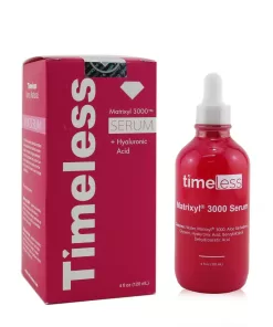 Timeless Skin Care Matrixyl 3000 Serum + Hyaluronic Acid (Refill) 120ml/4oz