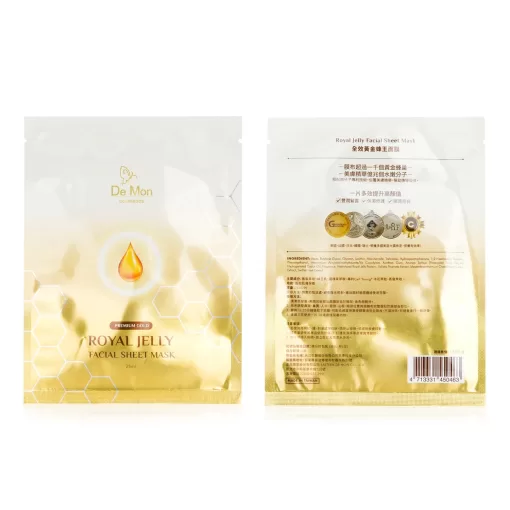 DeMon Gold Royal Jelly Facial Sheet Mask (Exp. Date: 08/04/2023) 25ml/0.83oz