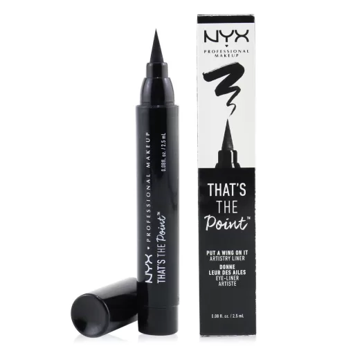 NYX That's The Point Put A Wing On It Artistry Eyeliner - # Black  2.5ml/0.08oz