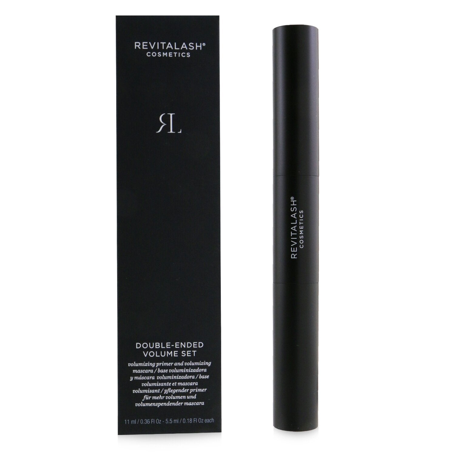 RevitaLash RevitaLash Double Ended Volume Set (1x Primer, 1x Mascara) - Black  11ml/0.36oz