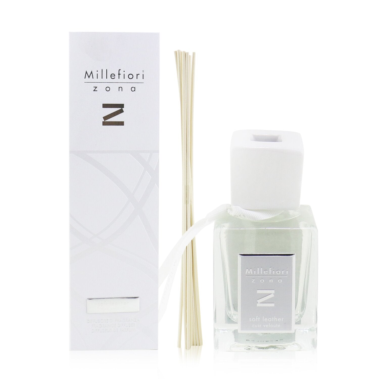 Millefiori Zona Fragrance Diffuser - Soft Leather  100ml/3.38oz