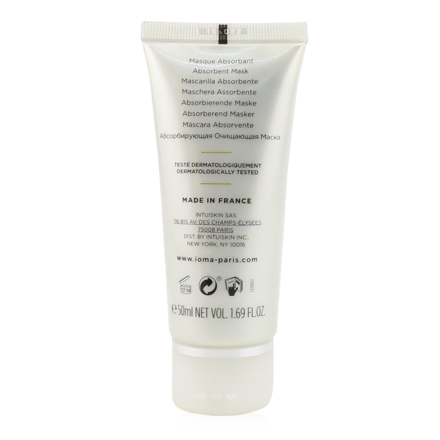 IOMA Purete - Absorbent Mask  50ml/1.69oz