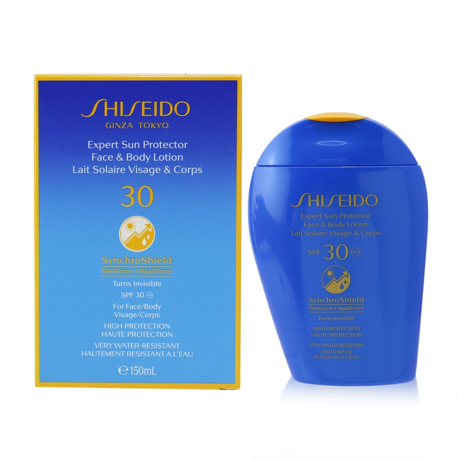 Shiseido Expert Sun Protector SPF 30 UVA Face & Body Lotion (Turns Invisible, High Protection & Very Water-Resistant)  150ml/5.07oz