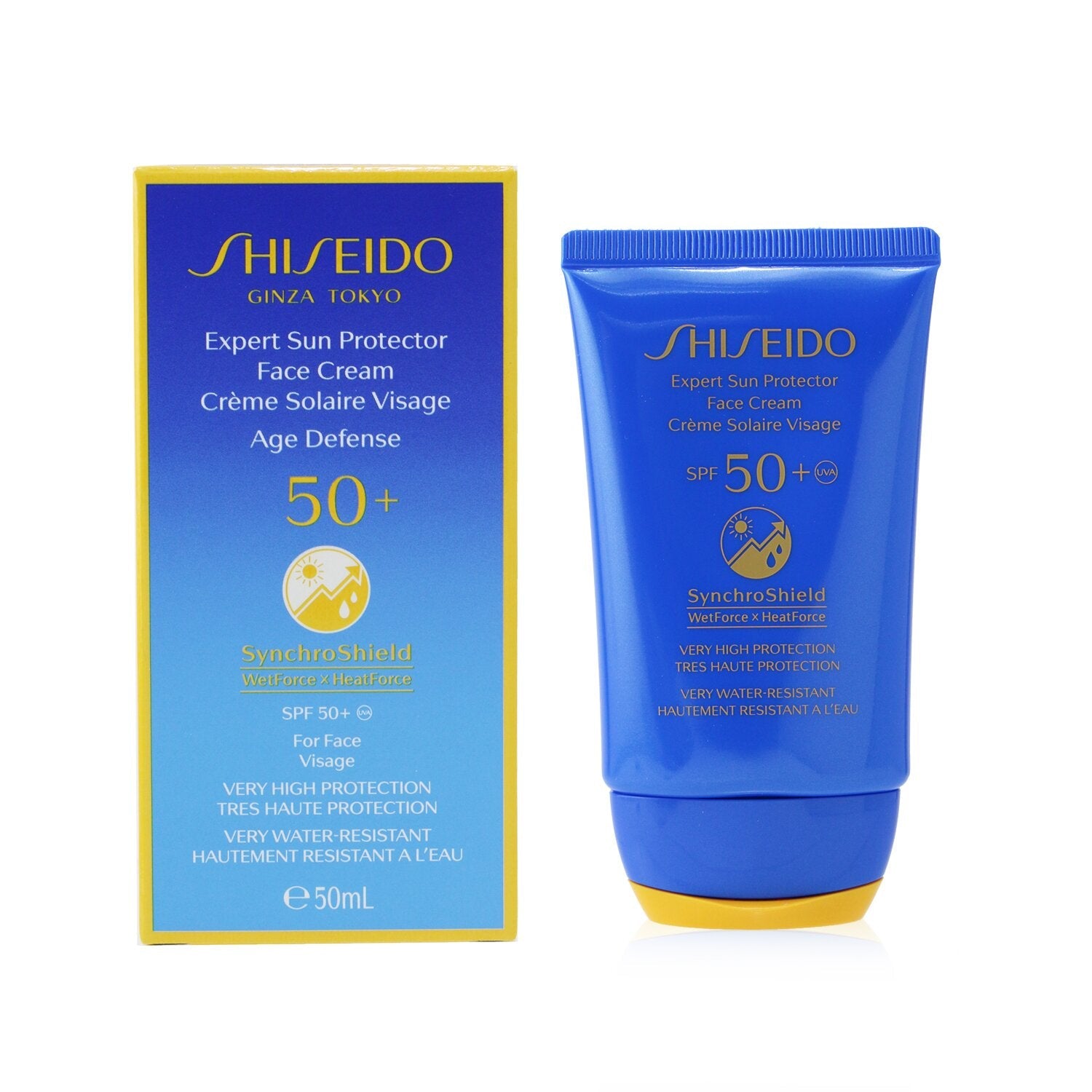 Shiseido Expert Sun Protector Face Cream SPF 50+ UVA (Very High Protection, Very Water-Resistant)  50ml/1.69oz