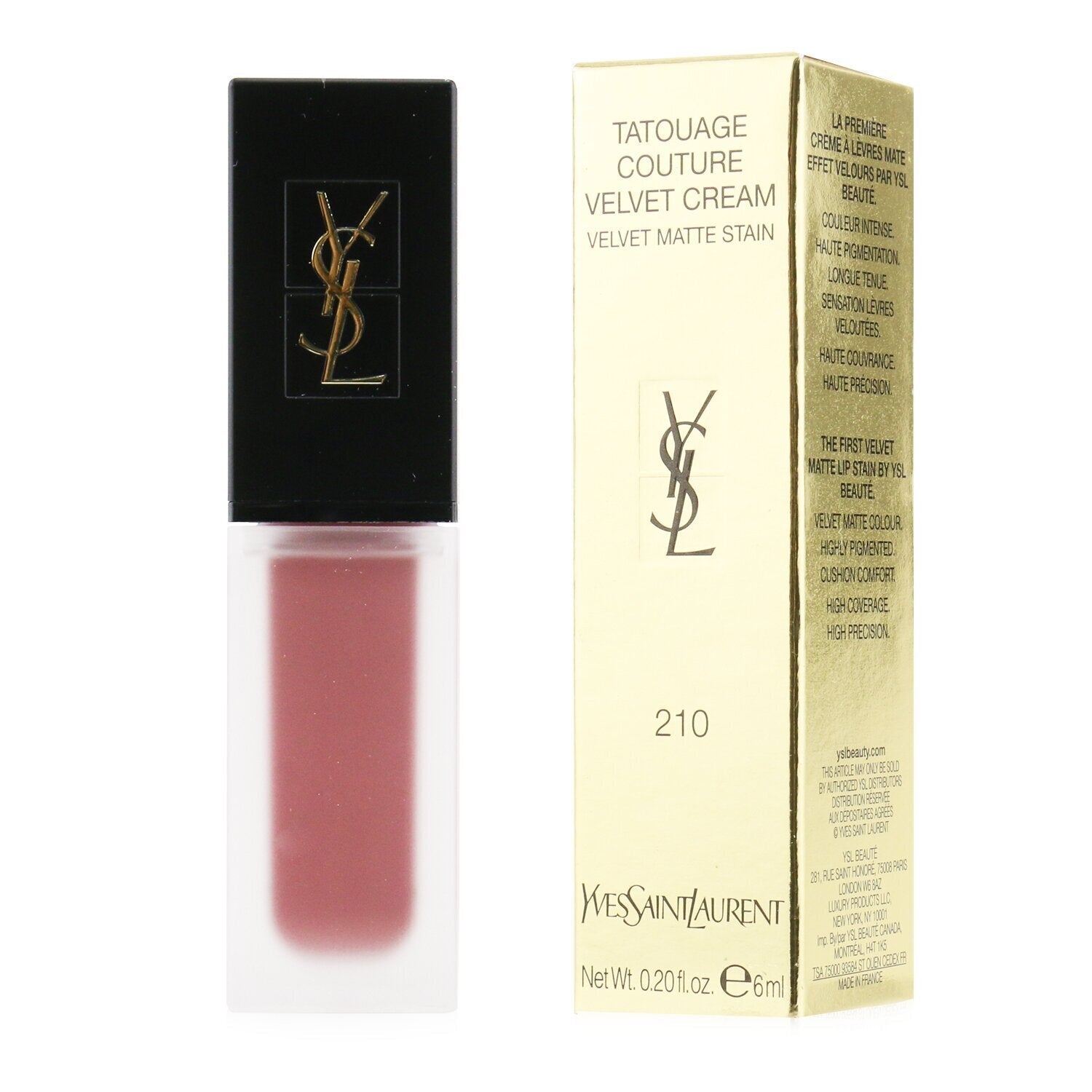 Yves Saint Laurent Tatouage Couture Velvet Cream Velvet Matte Stain - # 216 Nude Emblem  6ml/0.2oz