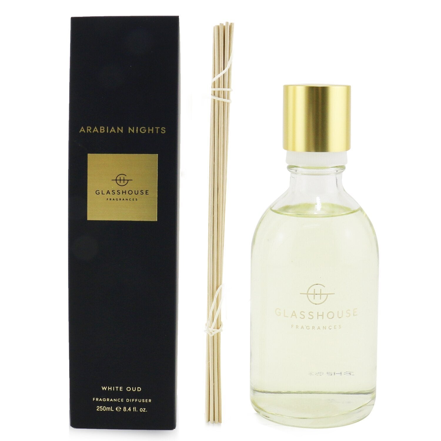 Glasshouse Diffuser - Arabian Nights (White Oud)  250ml/8.4oz