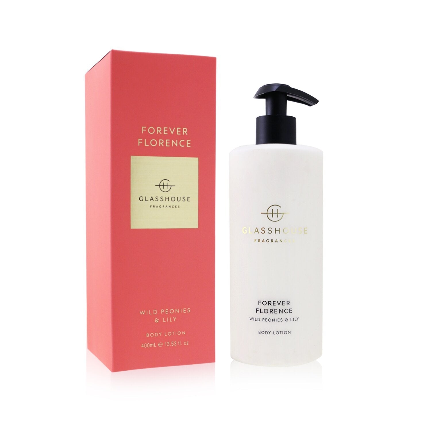 Glasshouse Body Lotion - Forever Florence (Wild Peonies & Lily)  400ml/13.53oz