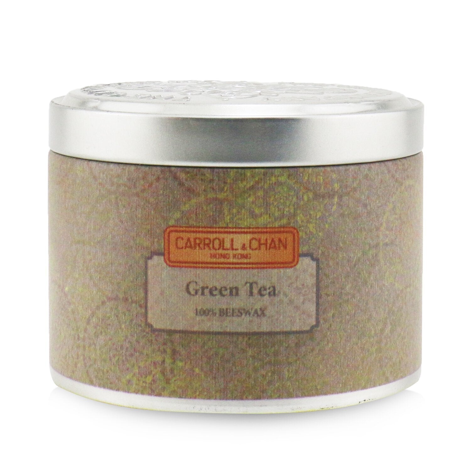 The Candle Company (Carroll & Chan) 100% Beeswax Tin Candle - Green Tea  (8x6) cm