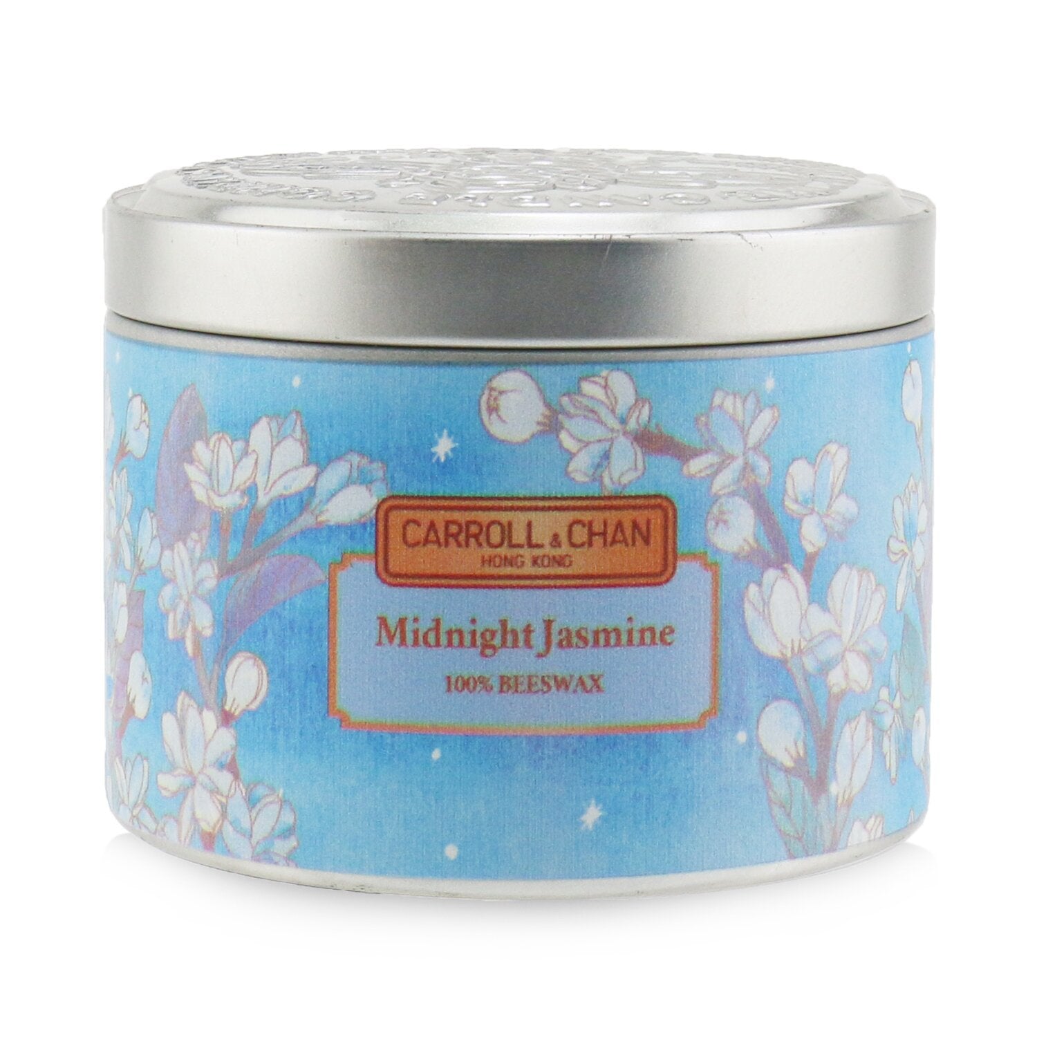 The Candle Company (Carroll & Chan) 100% Beeswax Tin Candle - Midnight Jasmine  (8x6) cm