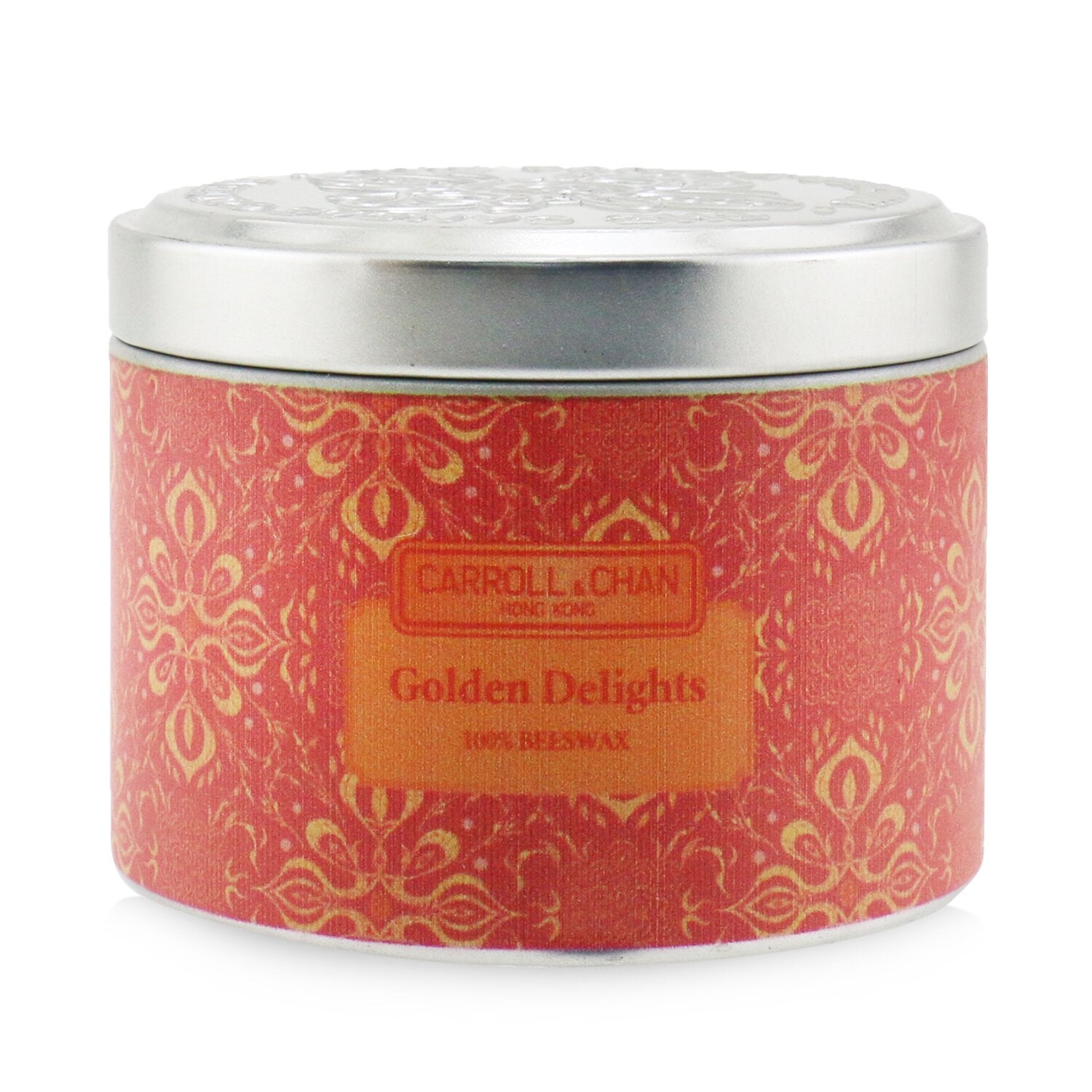 The Candle Company (Carroll & Chan) 100% Beeswax Tin Candle - Golden Delights  (8x6) cm