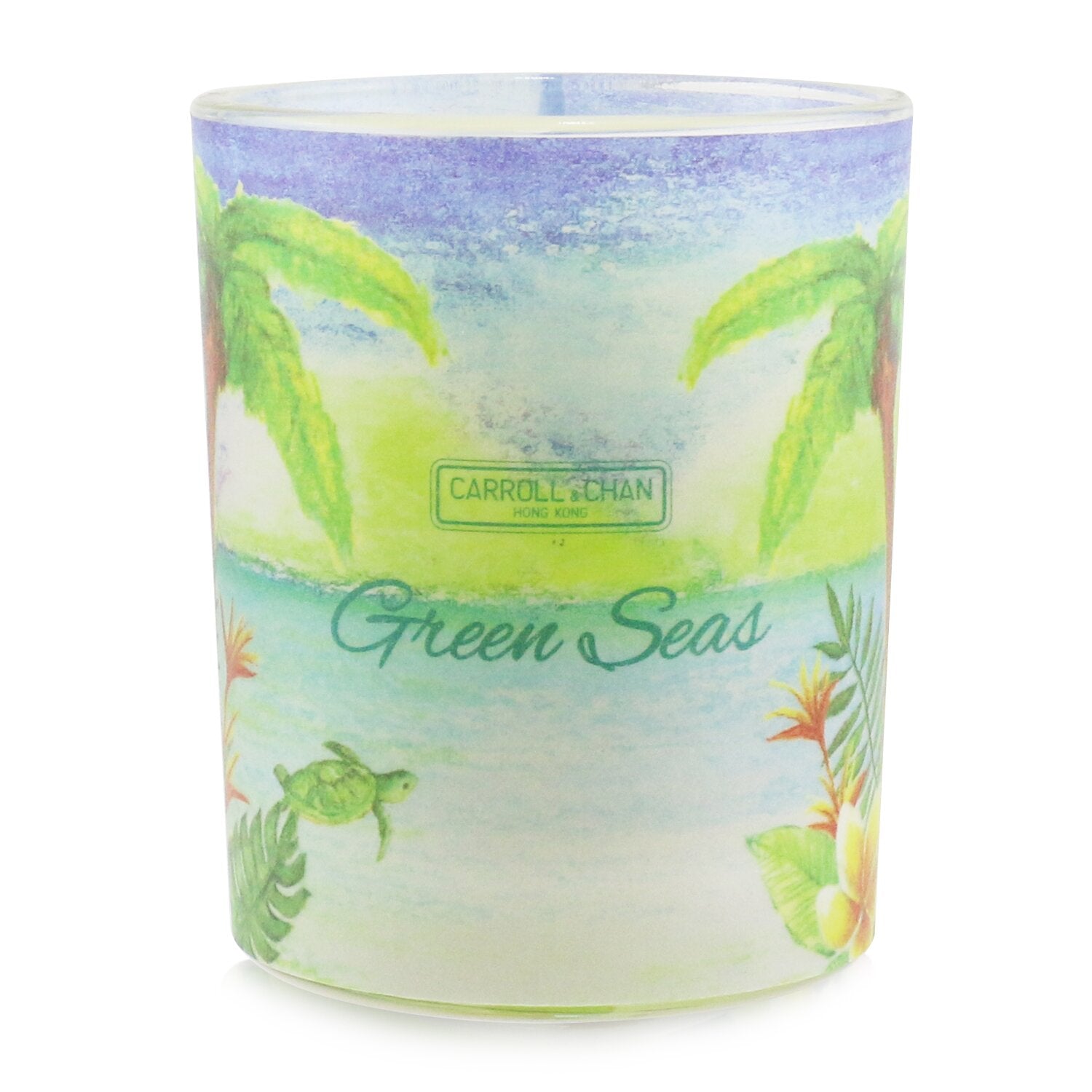 The Candle Company (Carroll & Chan) 100% Beeswax Votive Candle - Green Seas  65g/2.3oz