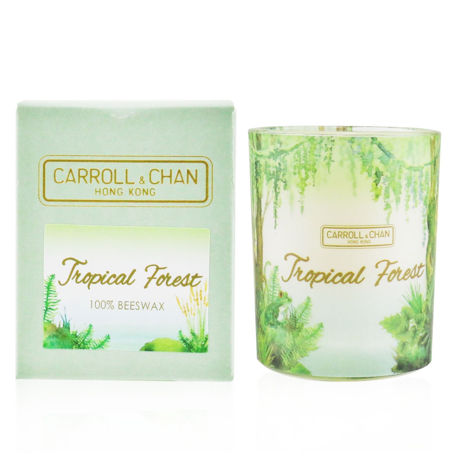 The Candle Company (Carroll & Chan) 100% Beeswax Votive Candle - Tropical Forest  65g/2.3oz