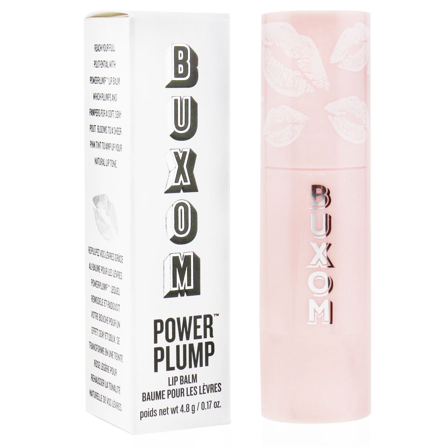 Buxom Power Plump Lip Balm - # Big O (Sheer Pink)  4.8g/0.17oz