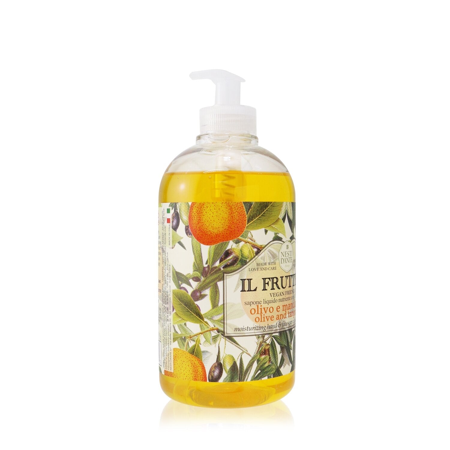 Nesti Dante Il Frutteto Moisturizing Hand & Face Soap With Olea Europea - Olive & Tangerine  500ml/16.9oz