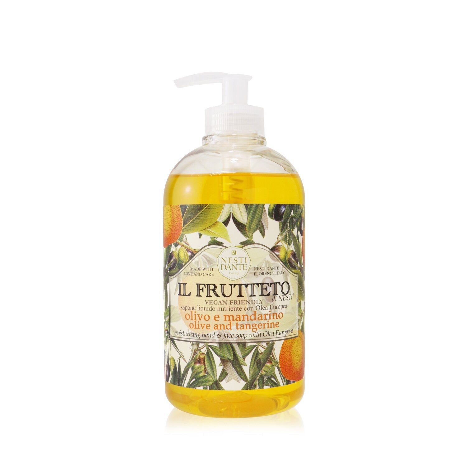 Nesti Dante Il Frutteto Moisturizing Hand & Face Soap With Olea Europea - Olive & Tangerine  500ml/16.9oz