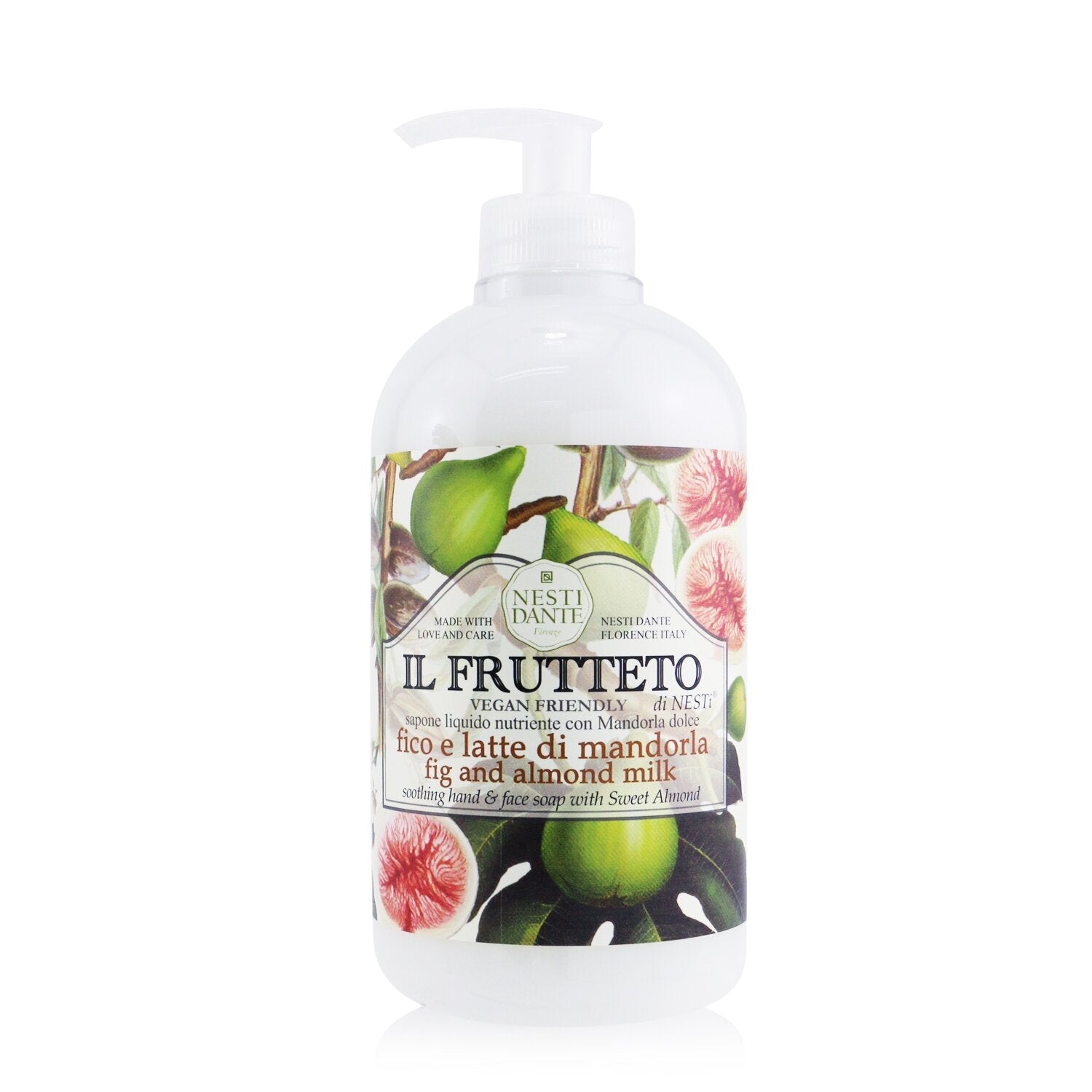 Nesti Dante Il Frutteto Soothing Hand & Face Soap With Sweet Almond - Fig And Almond Milk  500ml/16.9oz