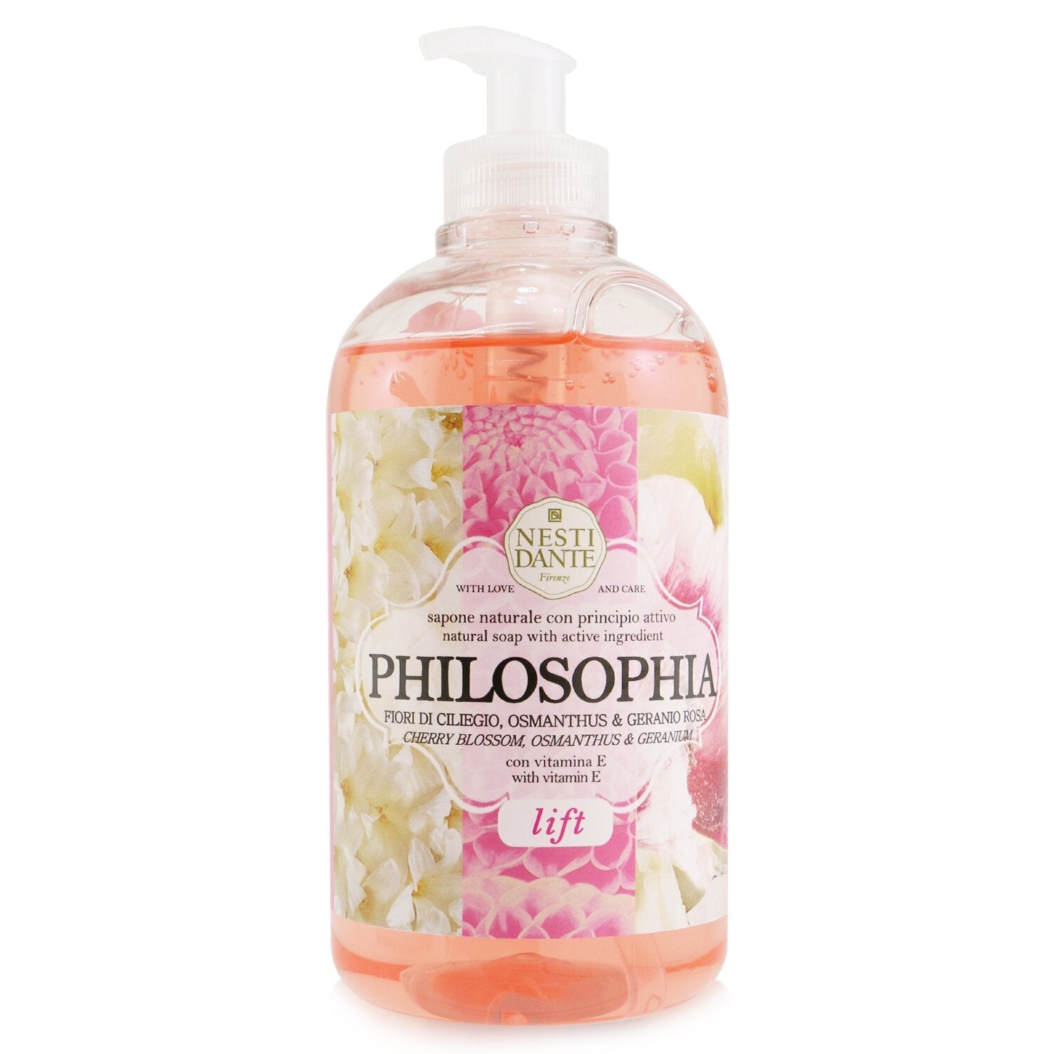 Nesti Dante Philosophia Liquid Soap - Lift - Cherry Blossom, Osmanthus & Geranium  500ml/16.9oz