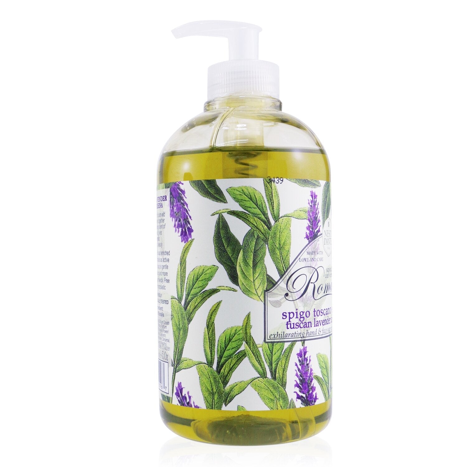 Nesti Dante Romantica Exhilarating Hand & Face Soap With Verbena Officinalis - Lavender And Verbena  500ml/16.9oz