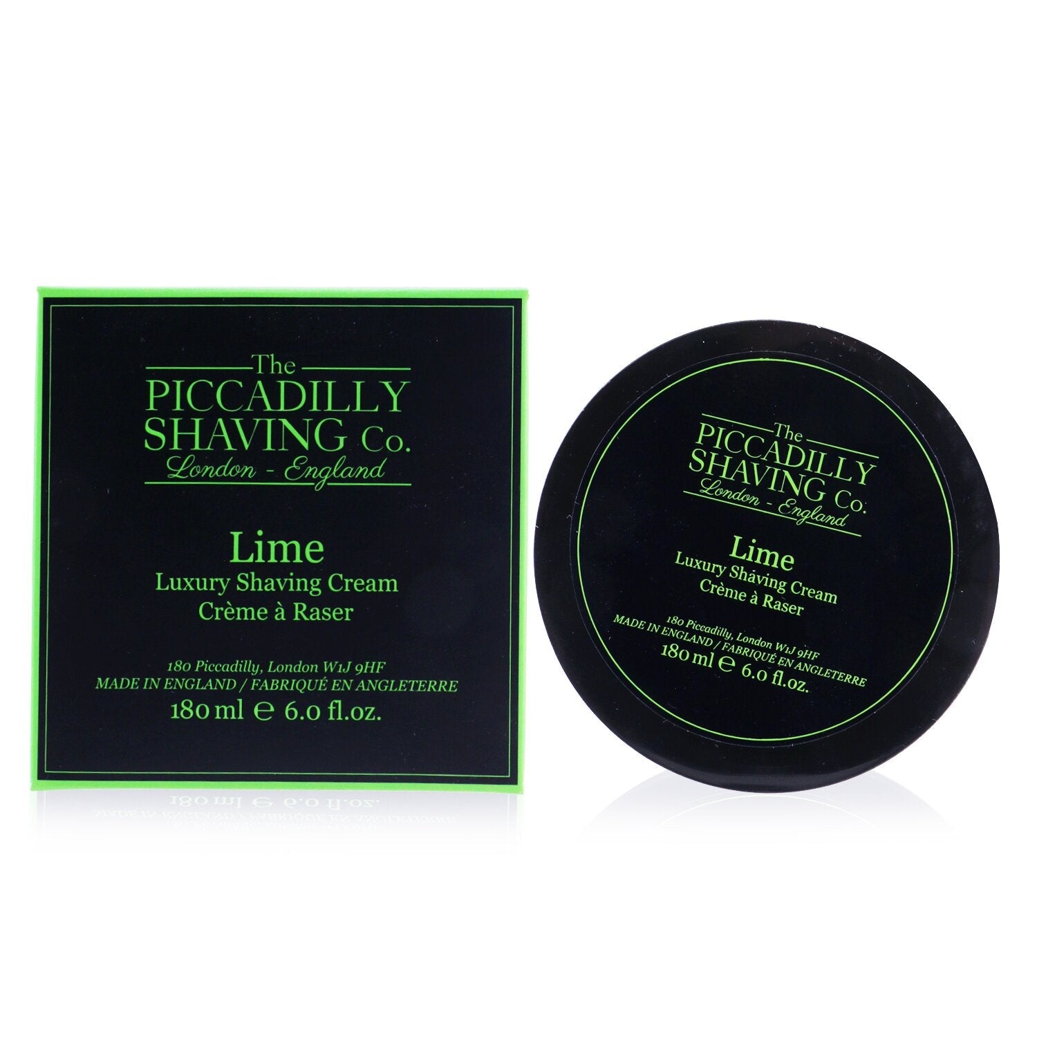 The Piccadilly Shaving Co. Lime Luxury Shaving Cream  180g/6oz