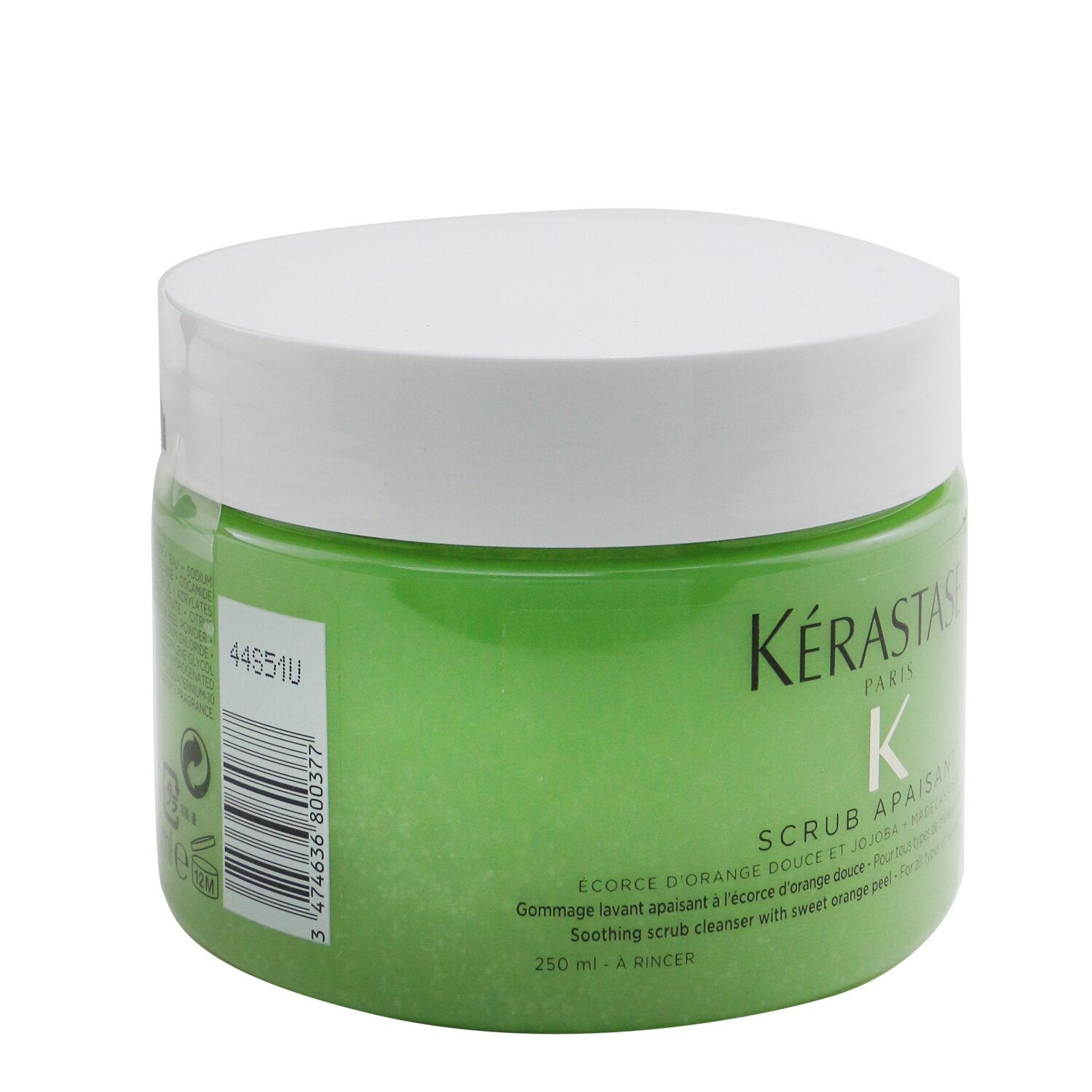 Kerastase Fusio-Scrub Scrub Apaisant Soothing Scrub Cleanser with Sweet Orange Peel (For All Types of Hair and Scalp, Even Sensitive)  250ml/8.5oz