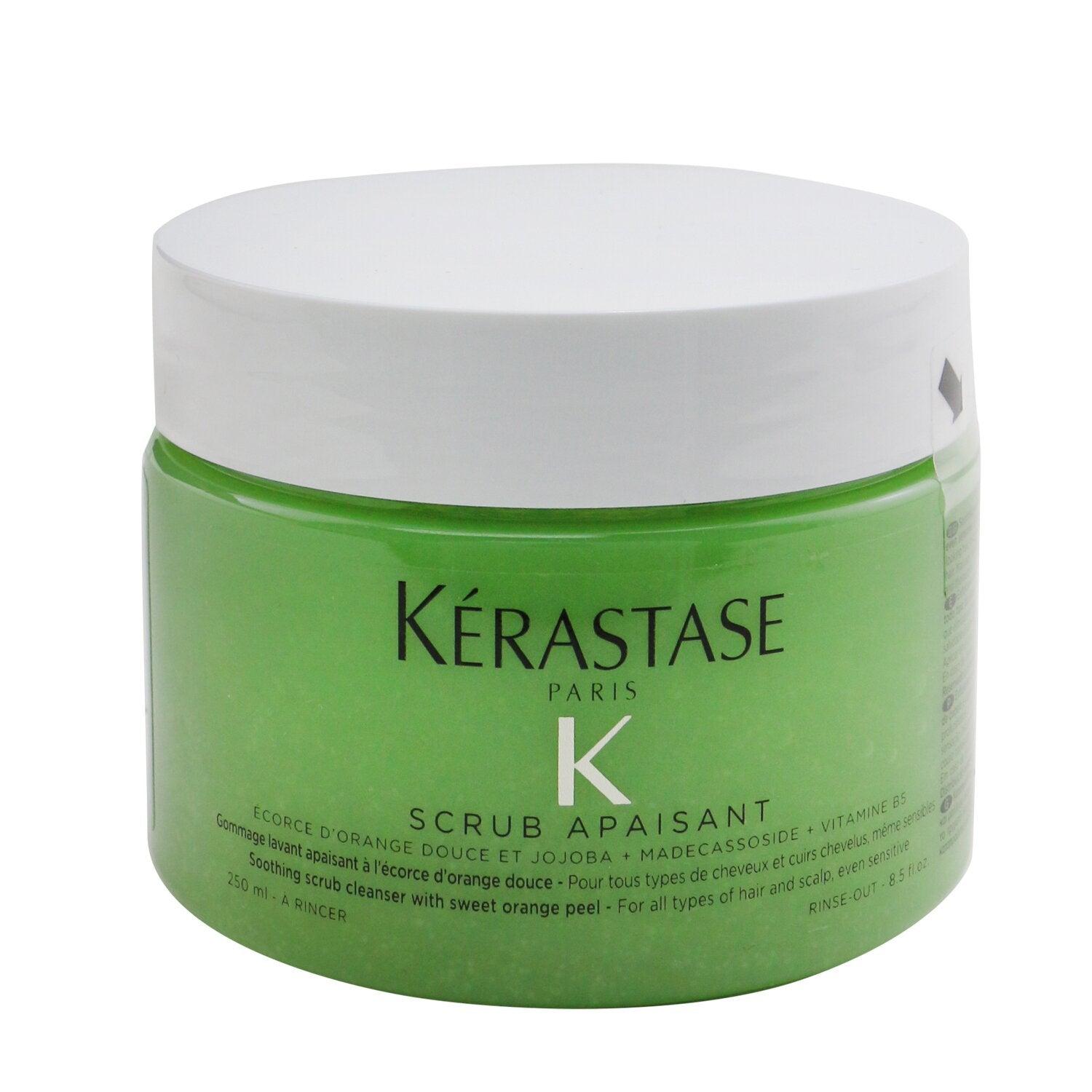 Kerastase Fusio-Scrub Scrub Apaisant Soothing Scrub Cleanser with Sweet Orange Peel (For All Types of Hair and Scalp, Even Sensitive)  250ml/8.5oz