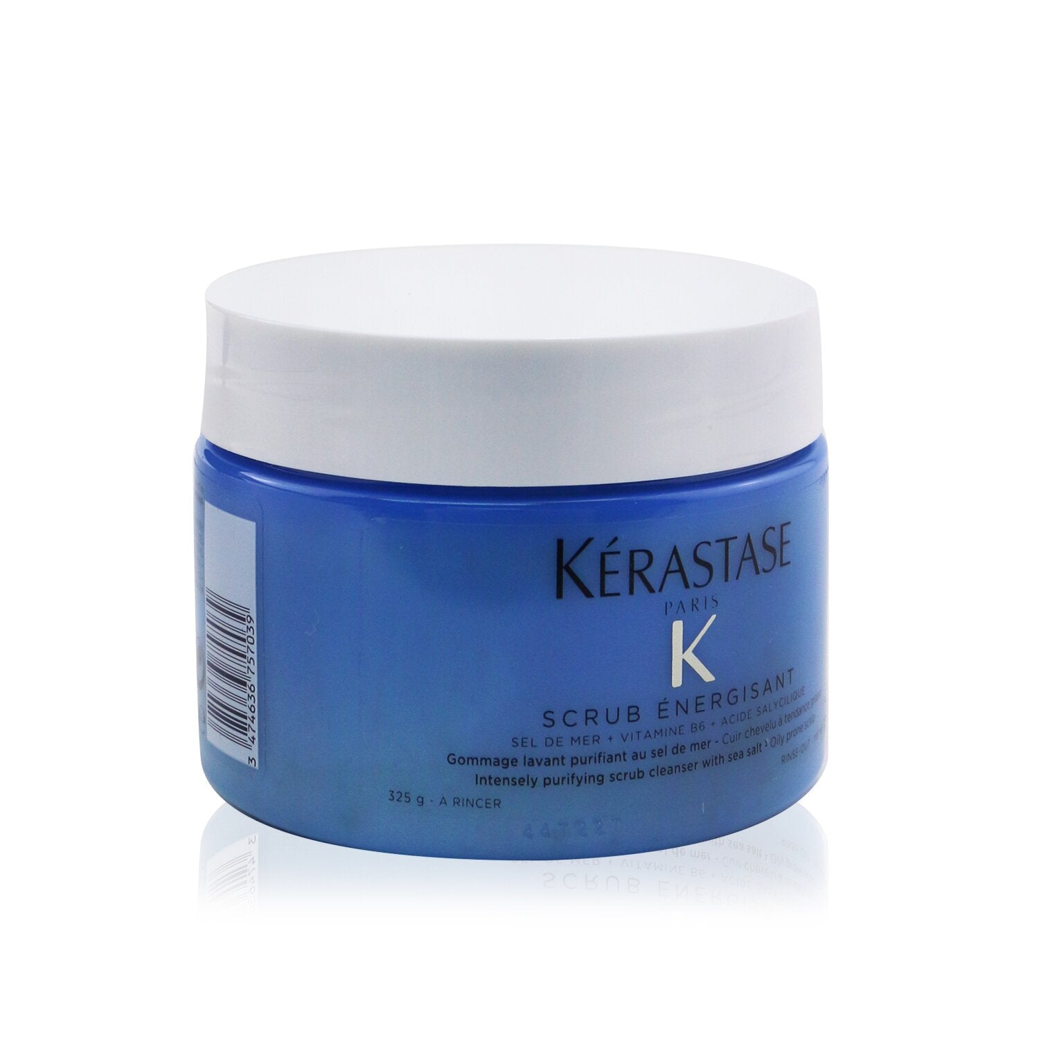 Kerastase Fusio-Scrub Scrub Energisant Intensely Purifying Scrub Cleanser with Sea Salt (Oily Prone Scalp)  325ml/11.4oz