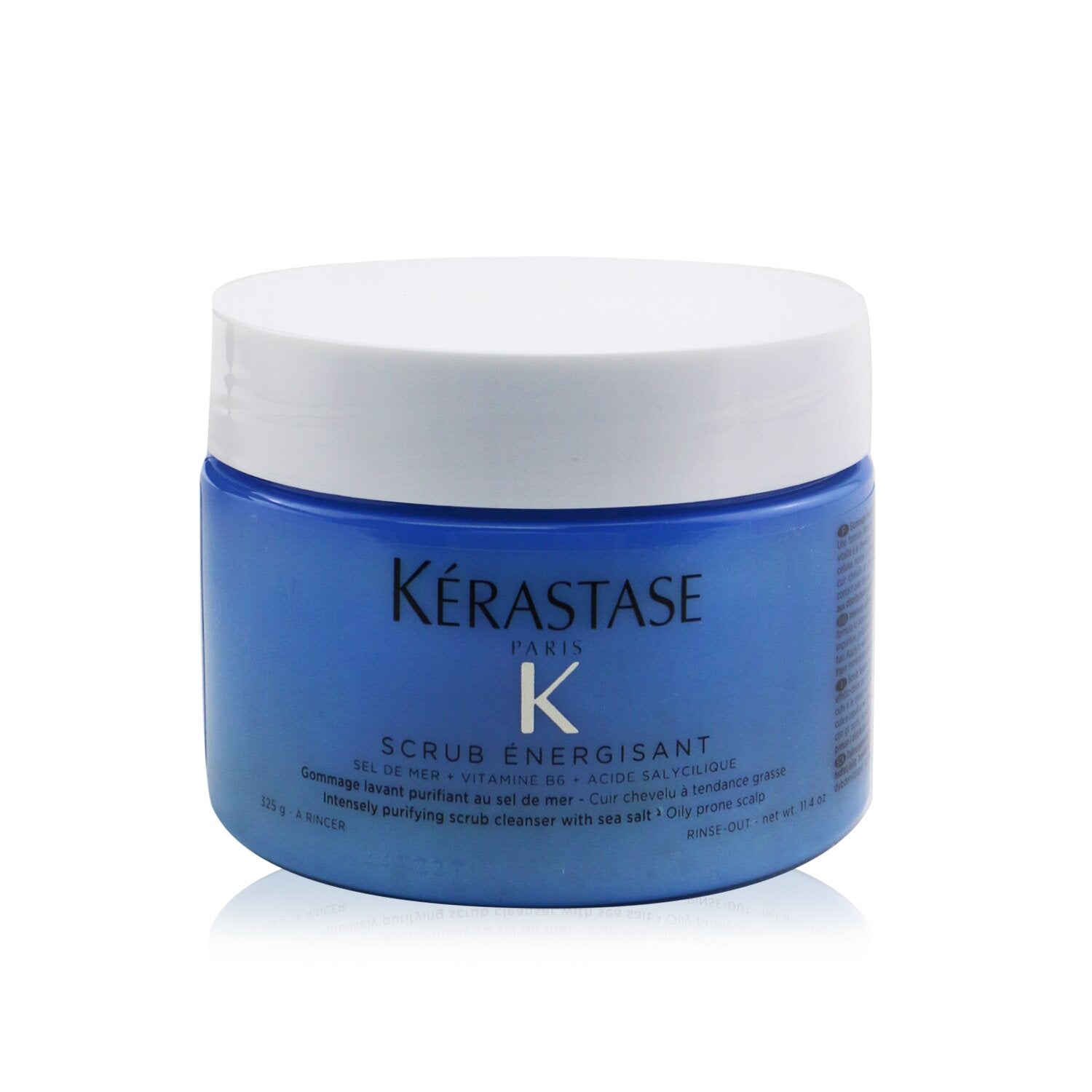 Kerastase Fusio-Scrub Scrub Energisant Intensely Purifying Scrub Cleanser with Sea Salt (Oily Prone Scalp)  325ml/11.4oz