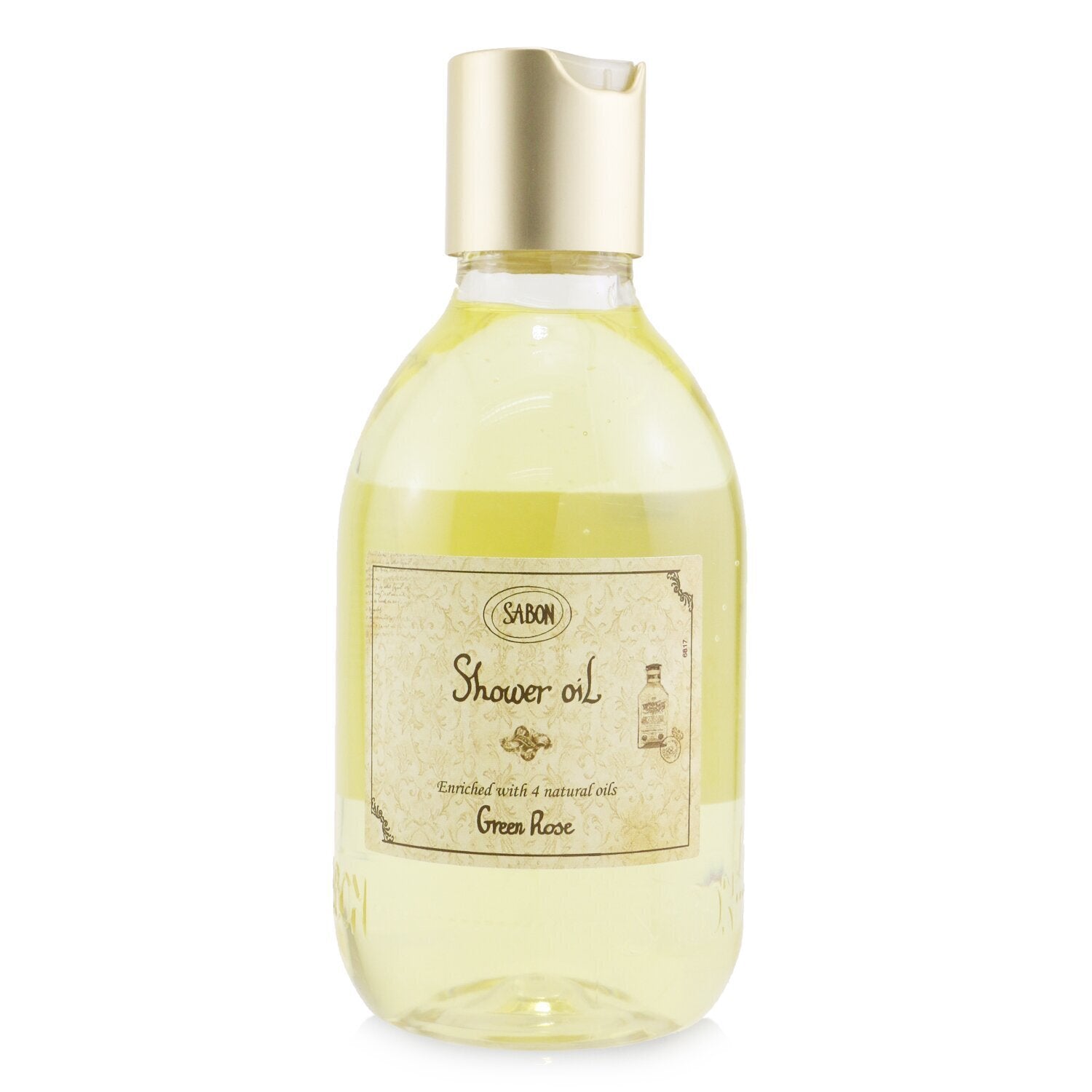 Sabon Shower Oil - Green Rose (Plastic Bottle)  300ml/10.5oz