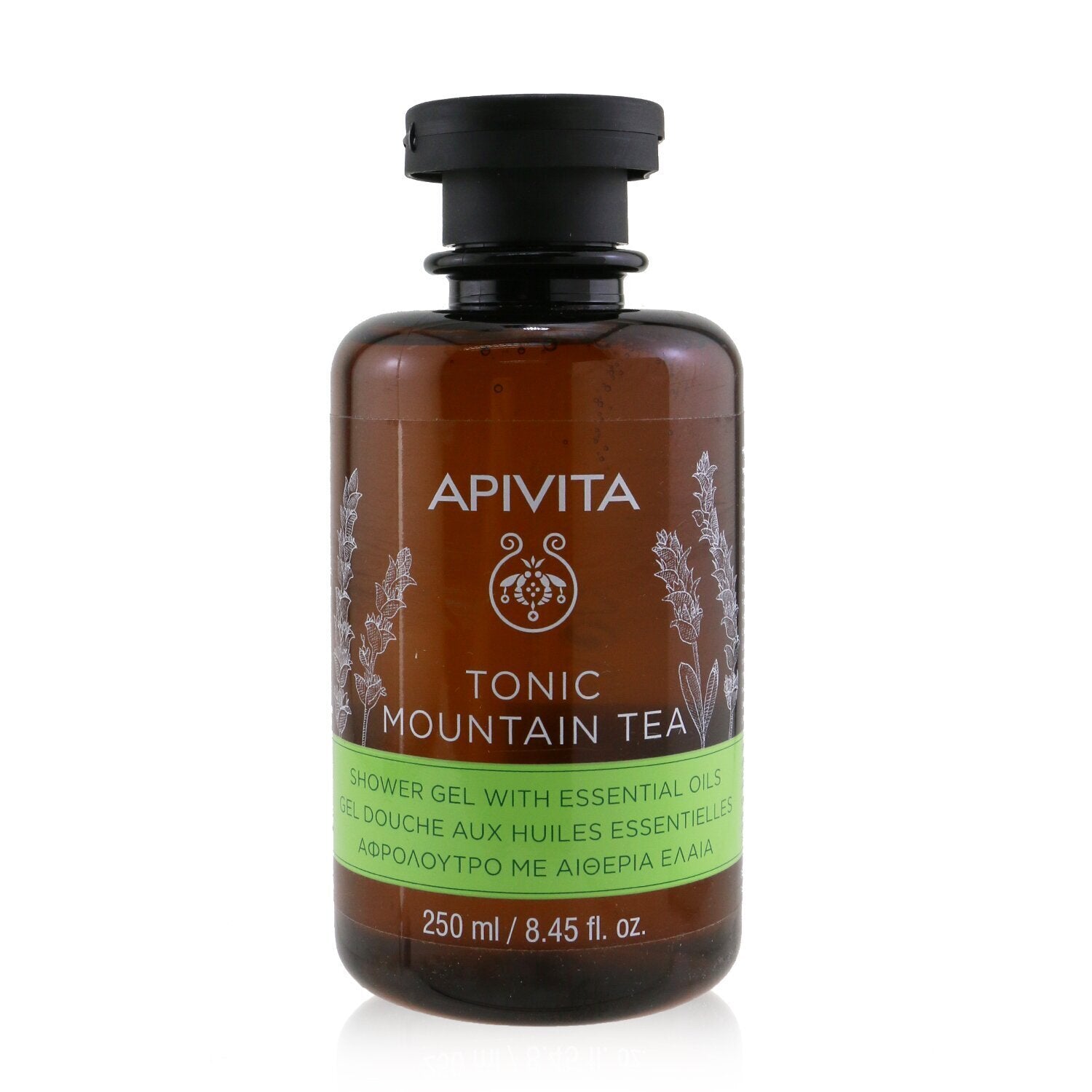 Apivita Tonic Mountain Tea Shower Gel With Essential Oils  250ml/8.45oz