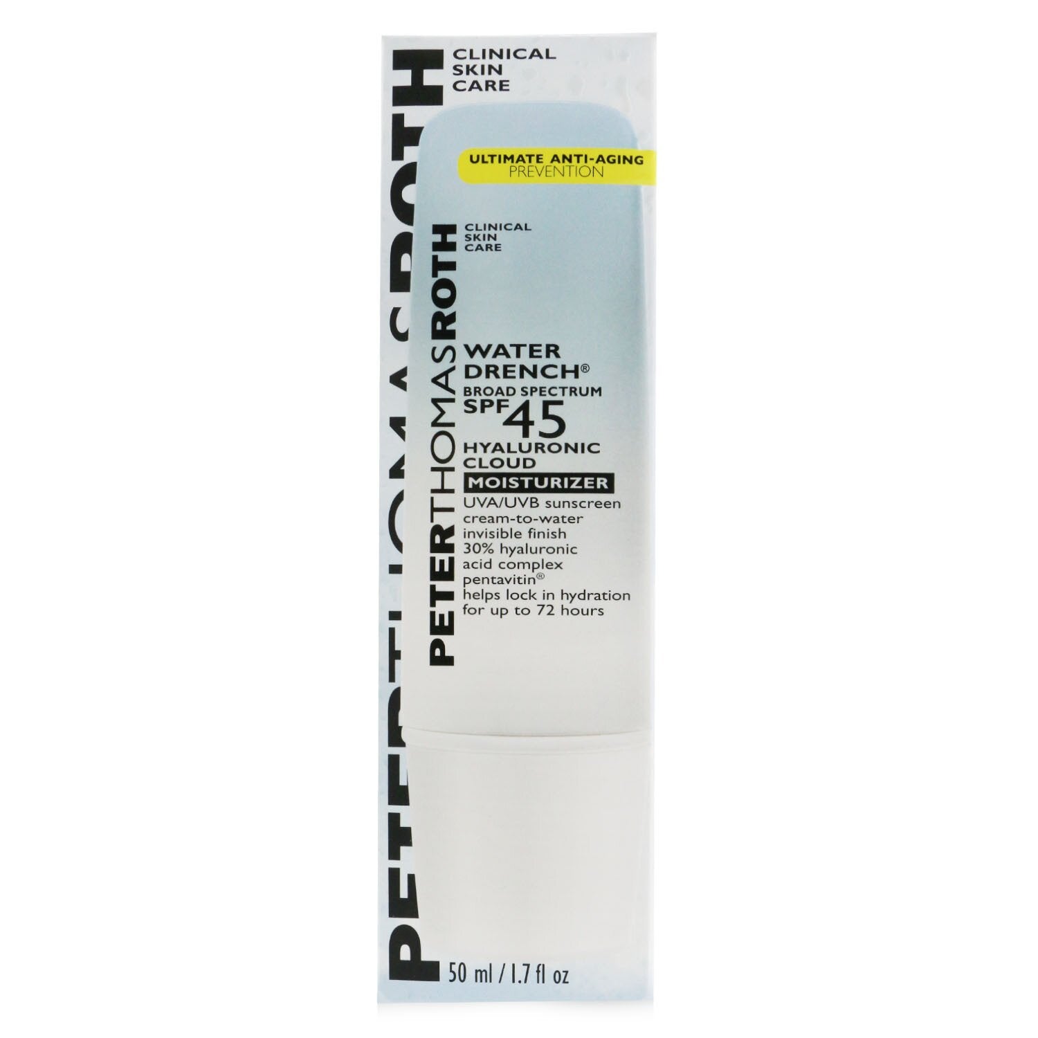 Peter Thomas Roth Water Drench Hyaluronic Cloud Moisturizer SPF 45 UVA/UVB Sunscreen  50ml/1.7oz