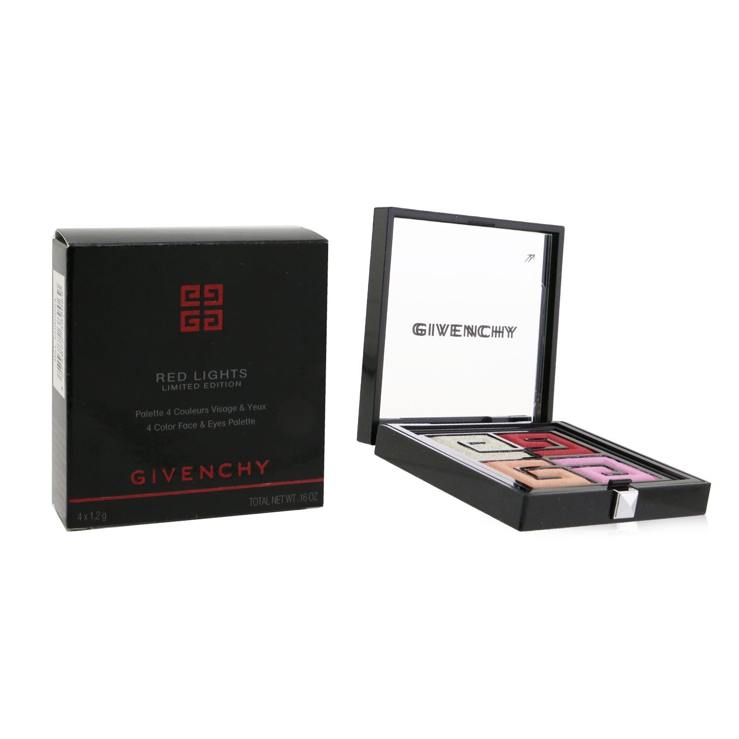 Givenchy 4 Color Face & Eyes Palette (Limited Edition) - # Red Lights  4x 1.2g/0.16oz