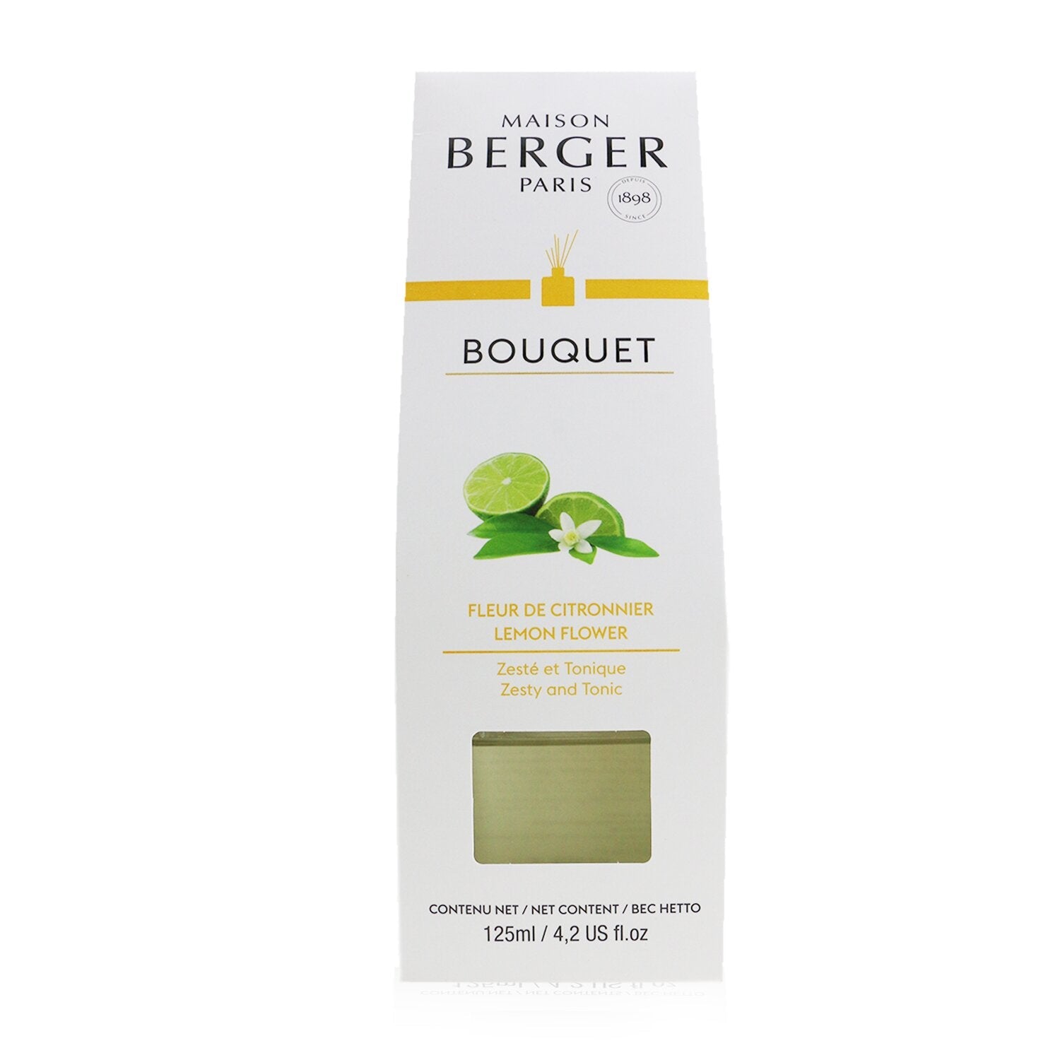 Lampe Berger (Maison Berger Paris) Cube Scented Bouquet - Lemon Flower  125ml/4.2oz