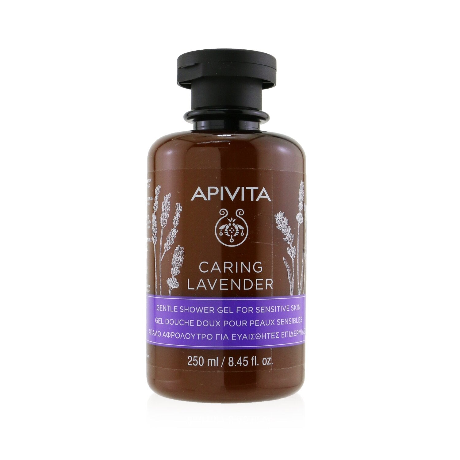 Apivita Caring Lavender Gentle Shower Gel For Sensitive Skin  250ml/8.45oz